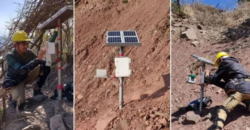 IIT Mandi landslide warning device